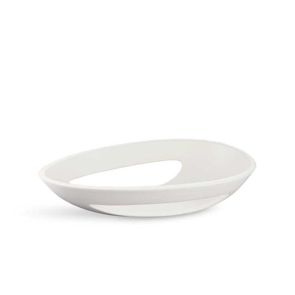 KählerKokong椭圆形碗，白色，H 9厘米