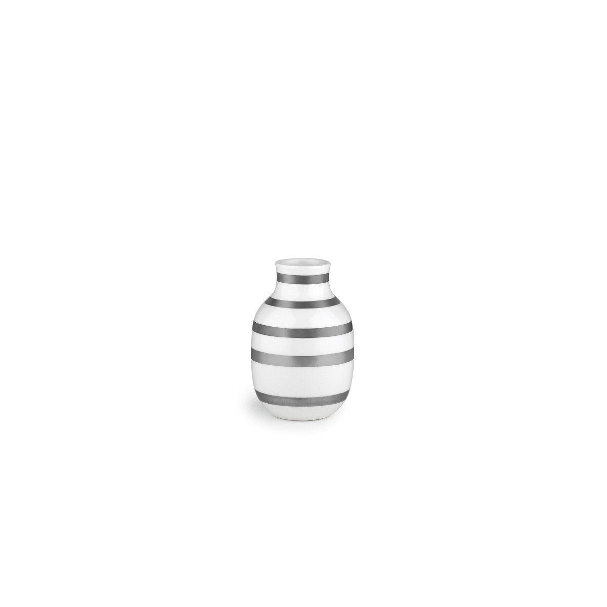 Kähler Omaggio Vase sølv, liten