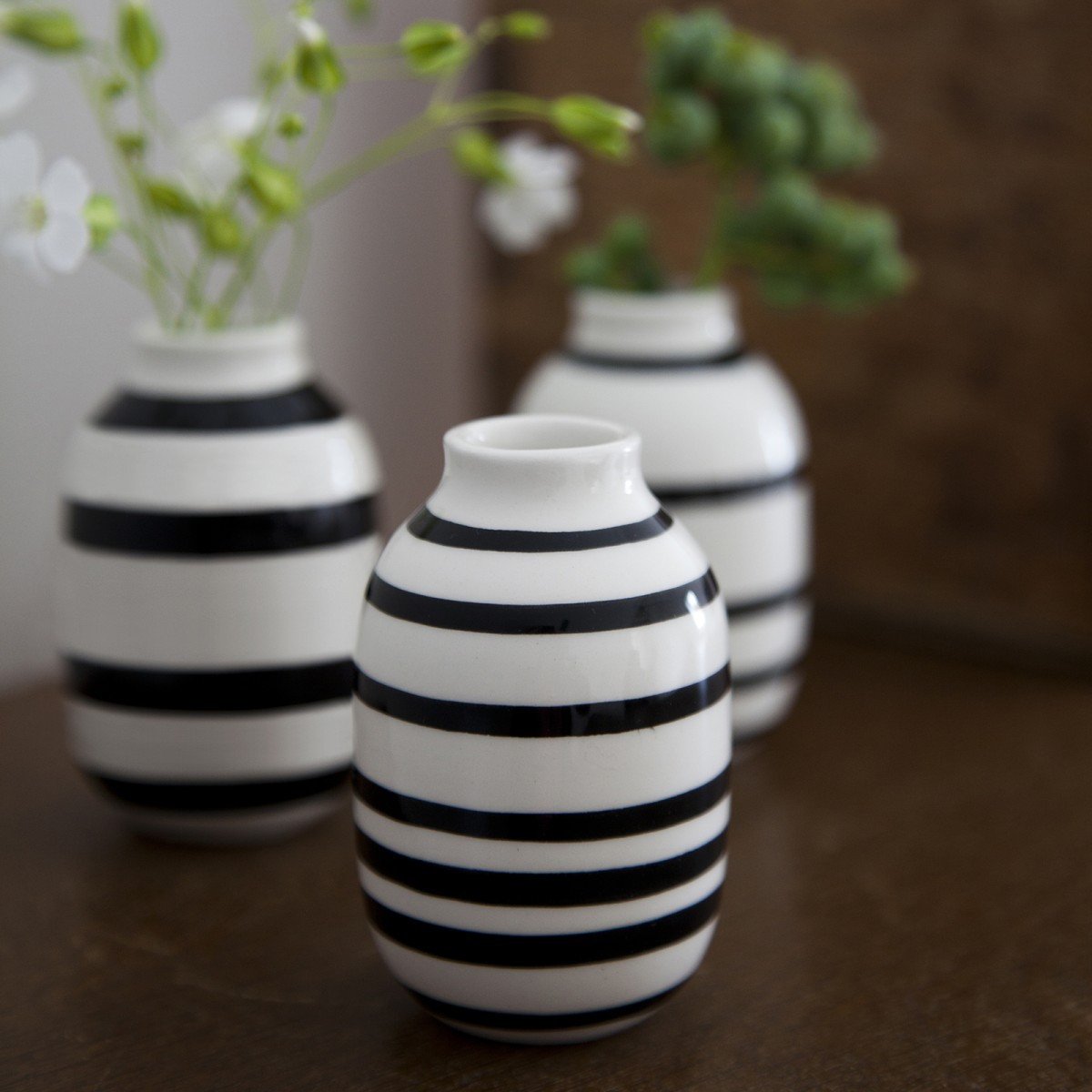 Kähler Hommage aux mini vases noirs, 3 P CS