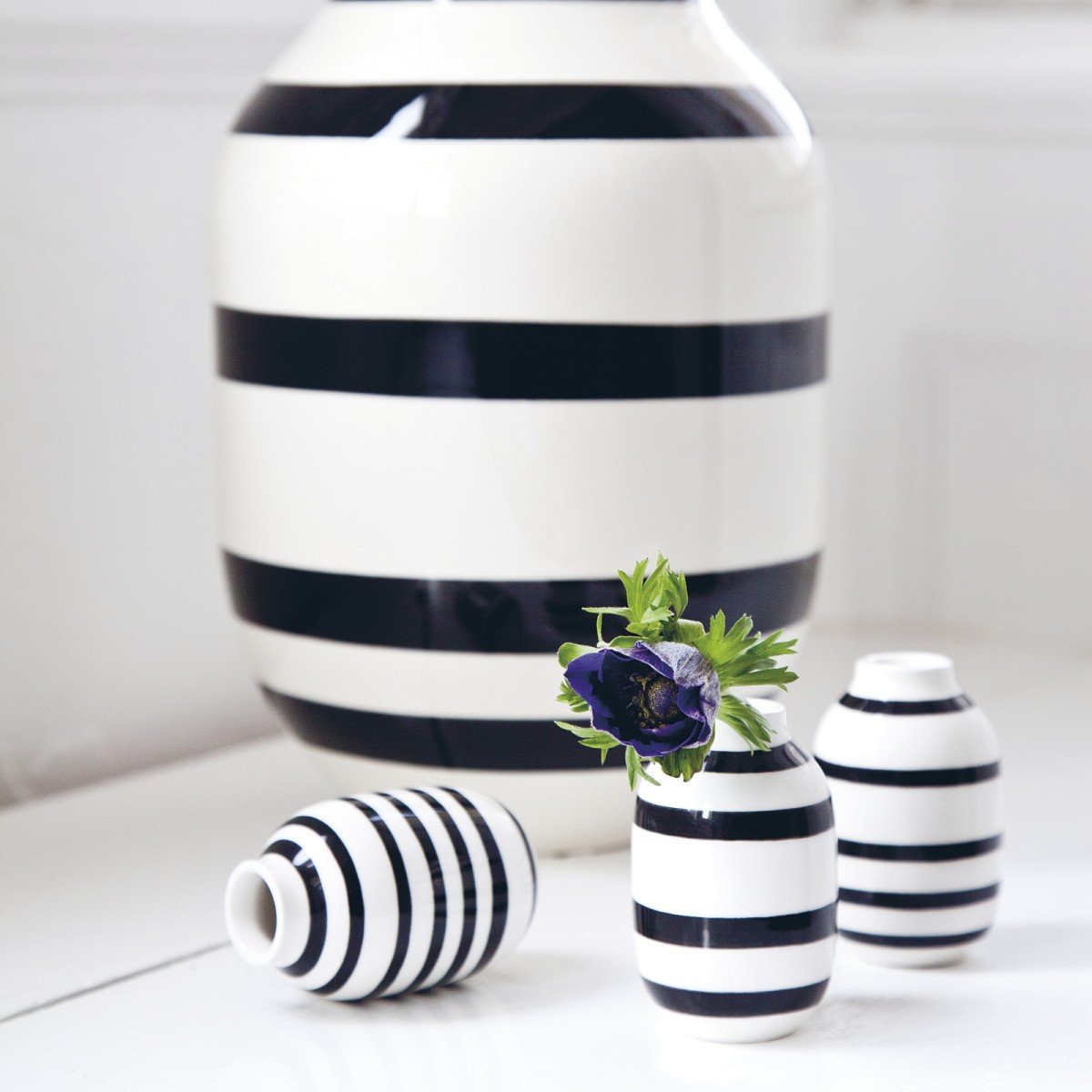 Kähler Hommage aux mini vases noirs, 3 P CS