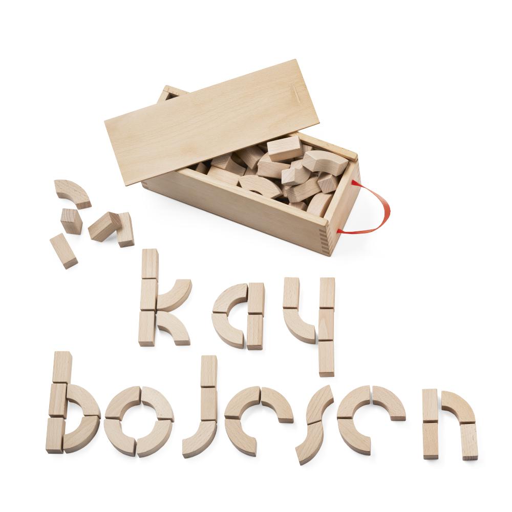 Kay Bojesen Alfabet bouwstenen