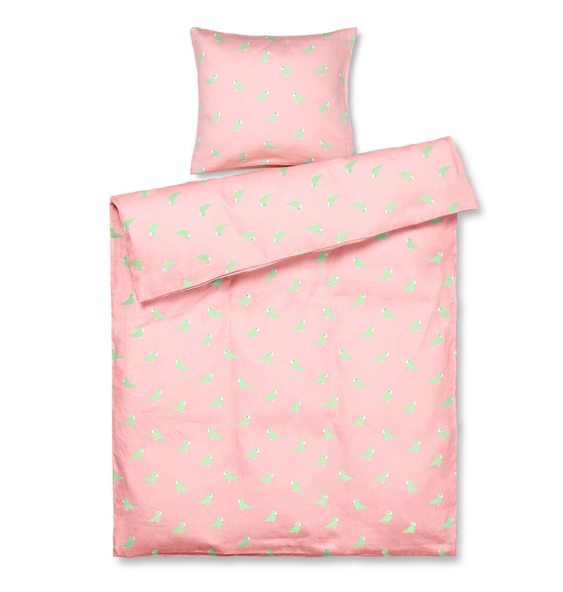 Kay Bojesen Bed Linen Songbird Junior 100x140 cm, rosa
