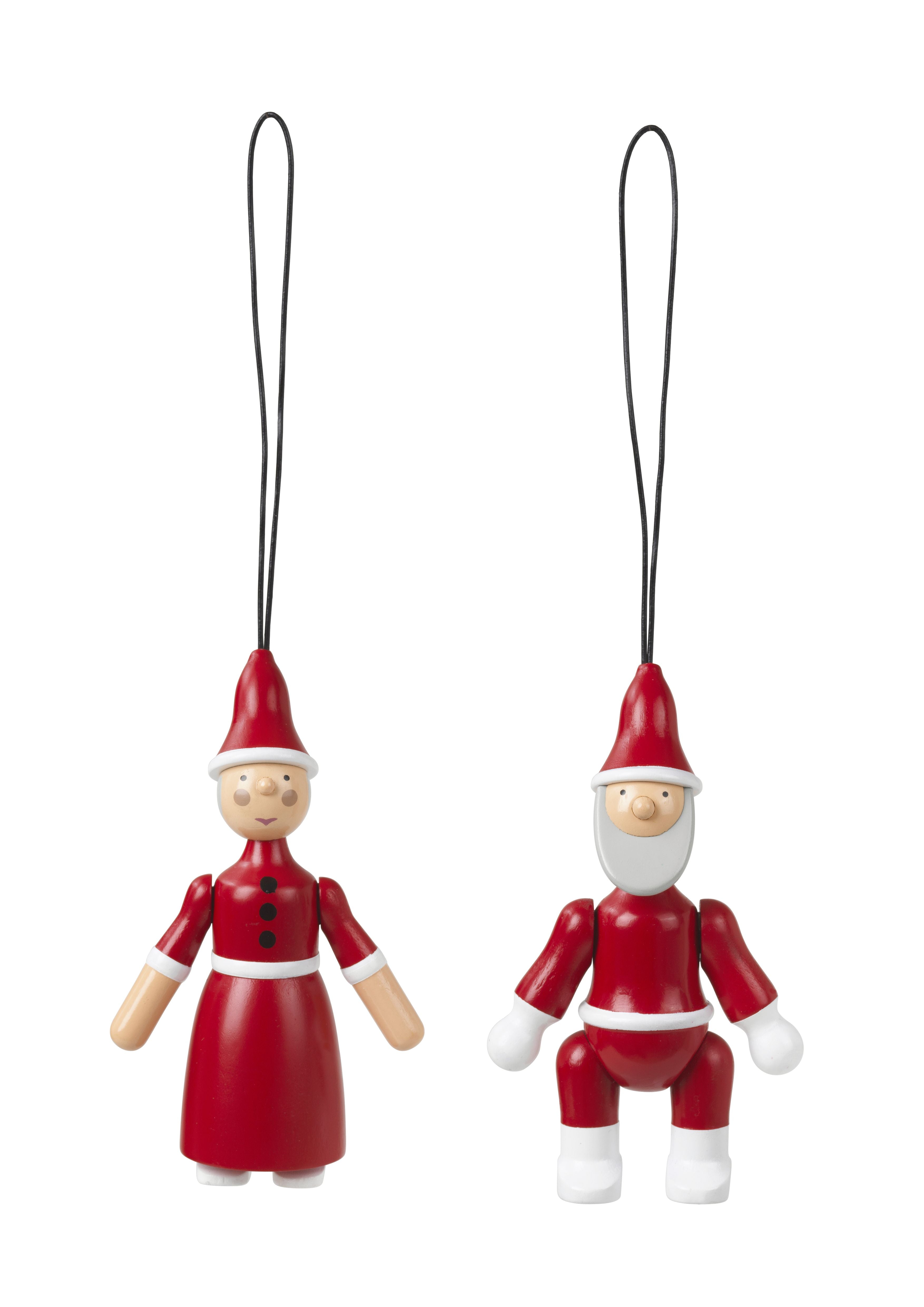 Kay Bojesen装饰品圣诞老人和圣克拉拉