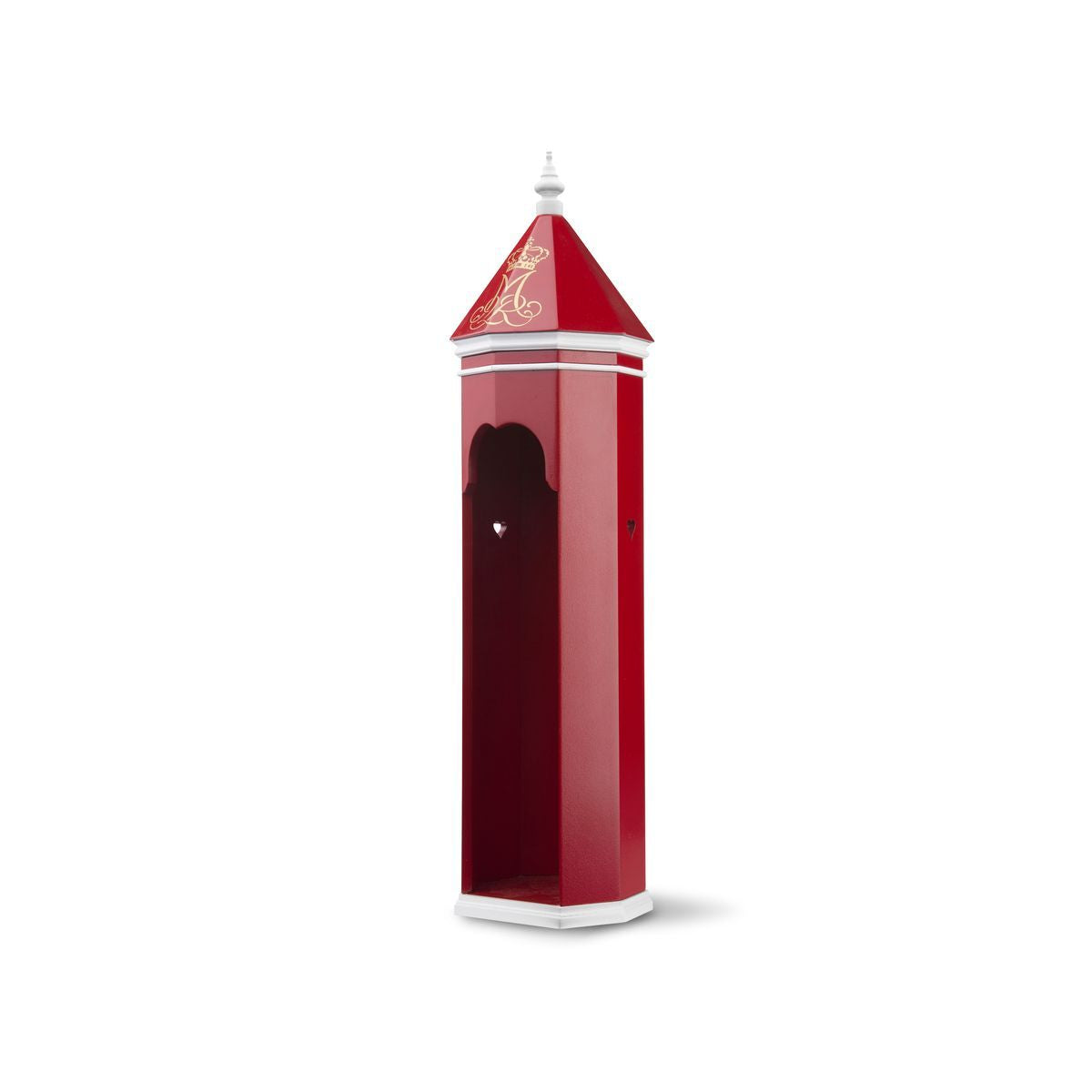Kay Bojesen Sentry Box H36 cm rood/wit