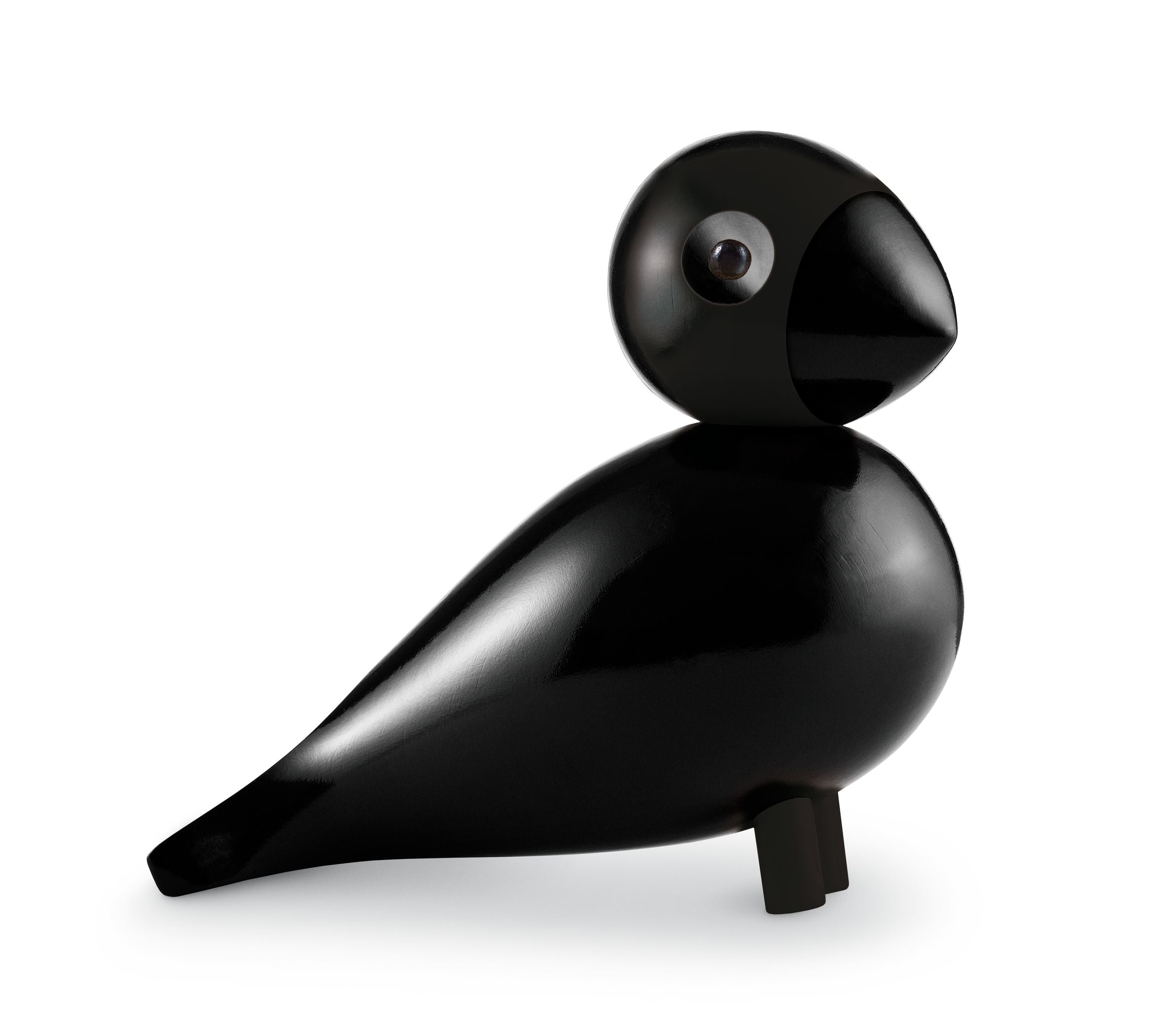 Kay Bojesen Songbird Ravn H15,5 cm, svart