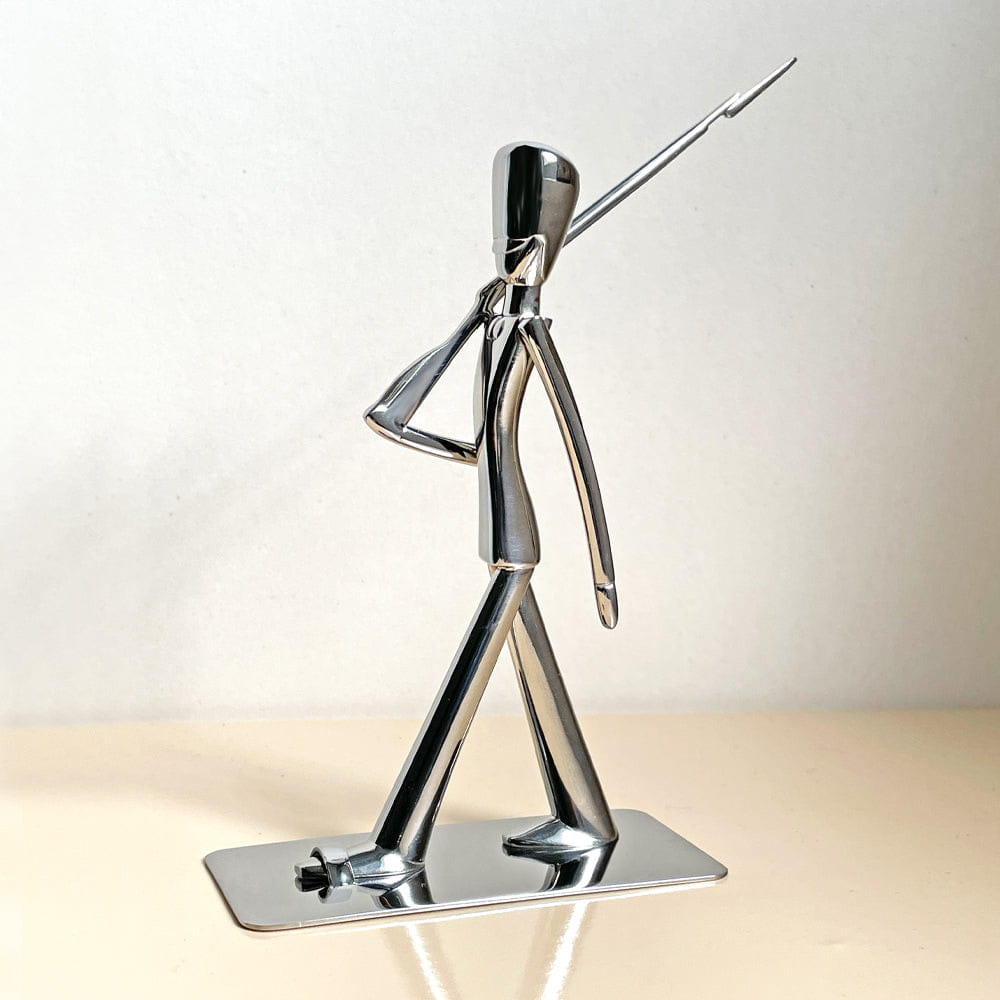 Kay Bojesen Stand Made Of Polished Stainless Steel For Royal Guard (Spare Part)
