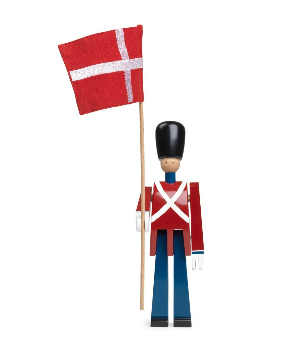 Kay Bojesen Reserve -onderdeel textielvlag voor kleine standaard drager (39482) rood/wit