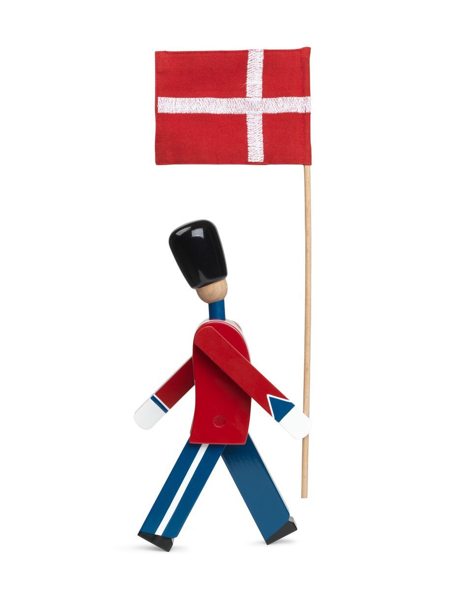 Kay Bojesen Parte di riserva Flag tessile per piccolo portatore standard (39482) rosso/bianco