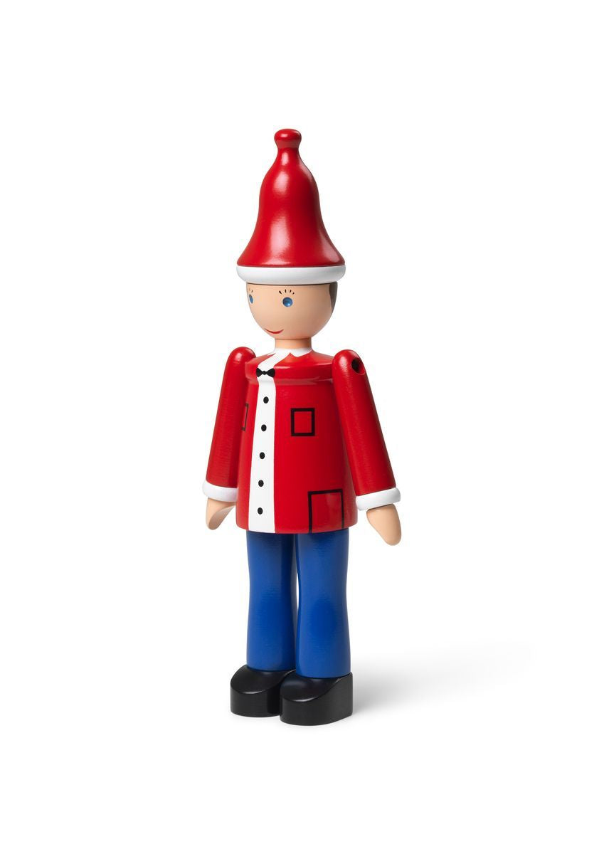 Kay Bojesen Christmas Boy "Ole" H17,5 cm rød/blå/hvit