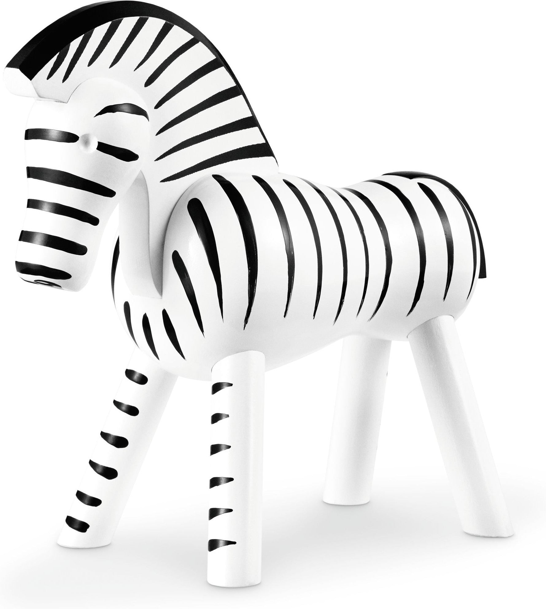 Kay Bojesen Zebra H14 cm musta/valkoinen