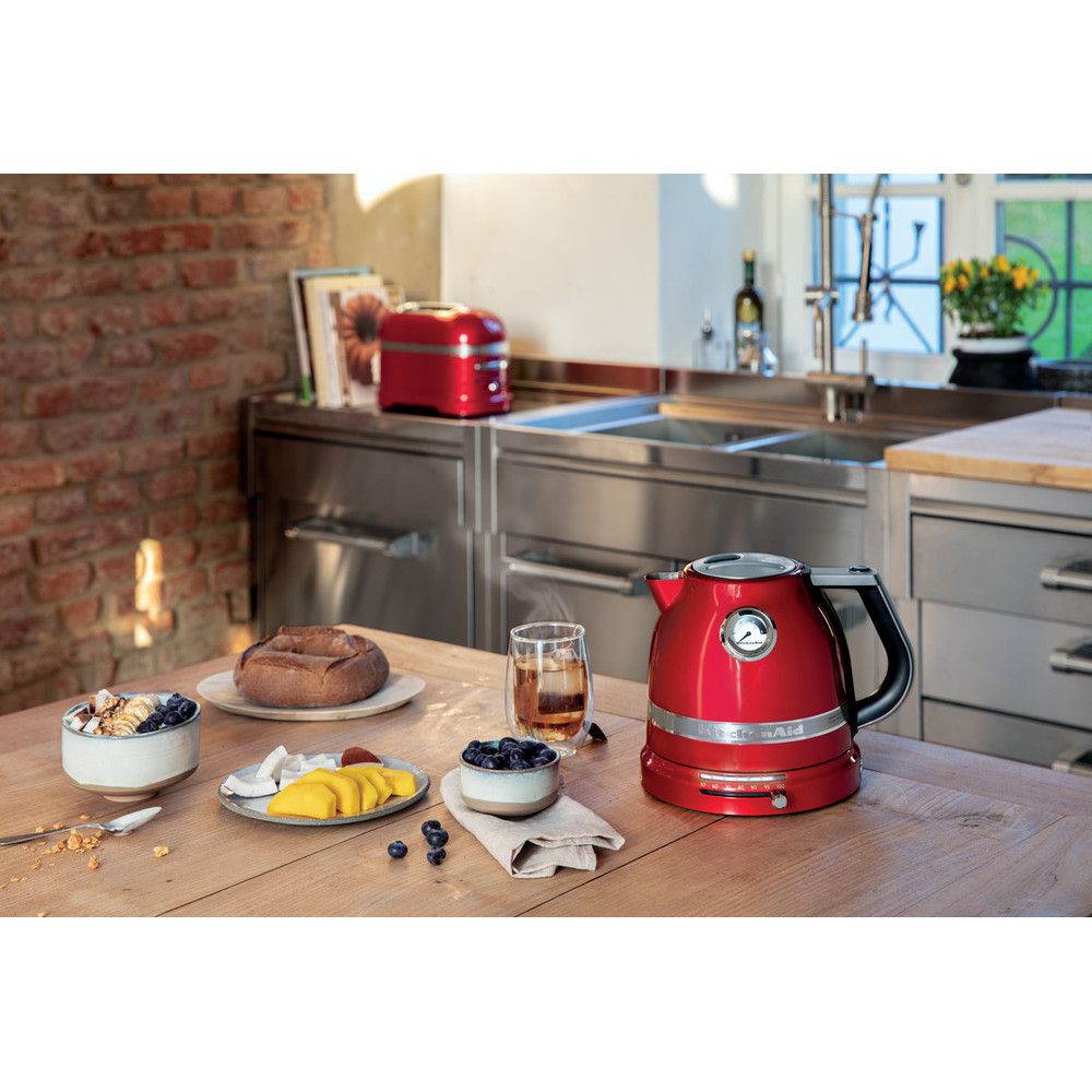 Kitchen Aid 5 KEK1522 Artisan Variable Tempermo Kettle 1.5 L, Love Apple Red