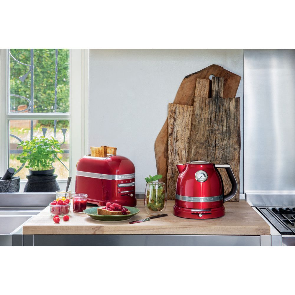 Kitchen Aid 5 Kek1522 Artisan Wasserkocher mit variabler Temperatur 1,5 L, Liebesapfel Rot