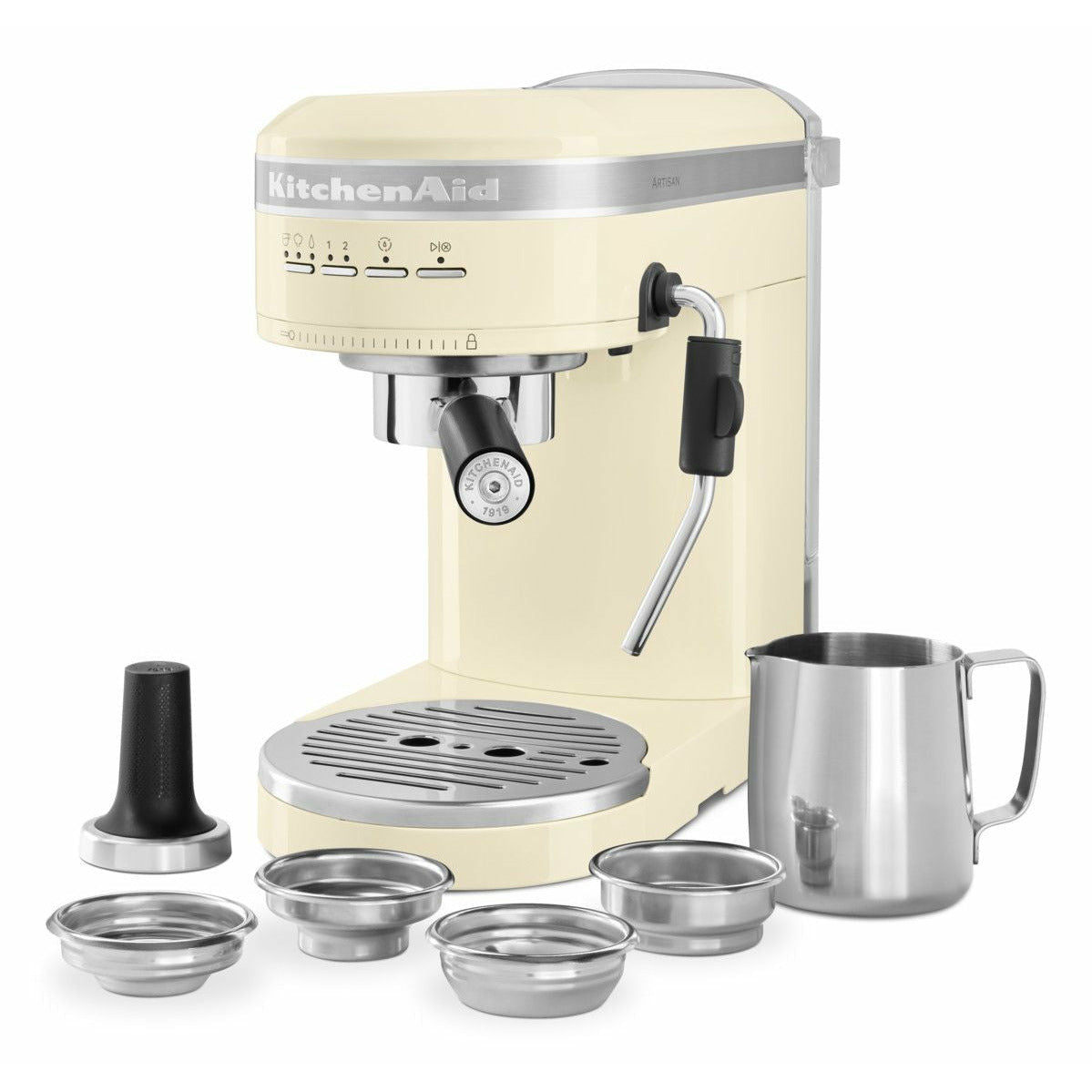 Kitchen Aid 5 Kes6503 Artisan Semi Automatic Espresso Machine, Crème