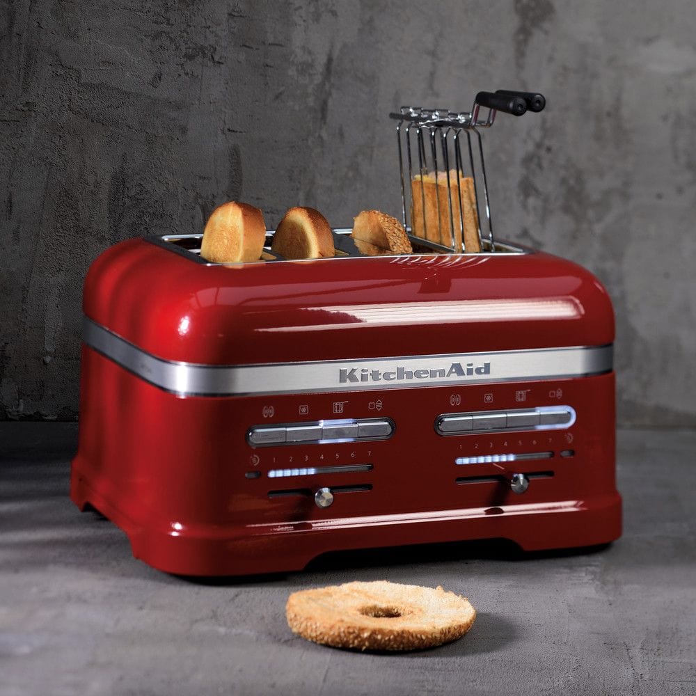 Kitchen Aid 5 Kmt4205 Artisan Toaster For 4 Slices, Love Apple Red