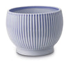 Knabstrup Keramik Flowerpot pyörillä Ø 14,5 cm, laventeli sininen