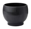 Knabstrup Keramik Flowerpot med hjul ø 14,5 cm, svart