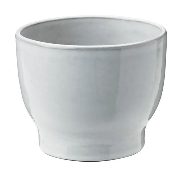 Knabstrup Keramik Blomsterpotte Ø 12,5 cm, hvid