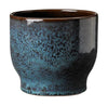 Knabstrup Keramik Pot à fleurs Ø 14,5 cm, vert océan