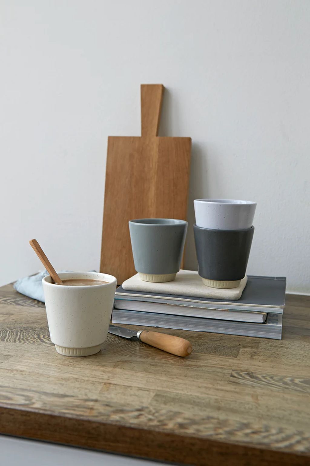 Knabstrup Keramik Colorit Mug 250 ml, gris foncé