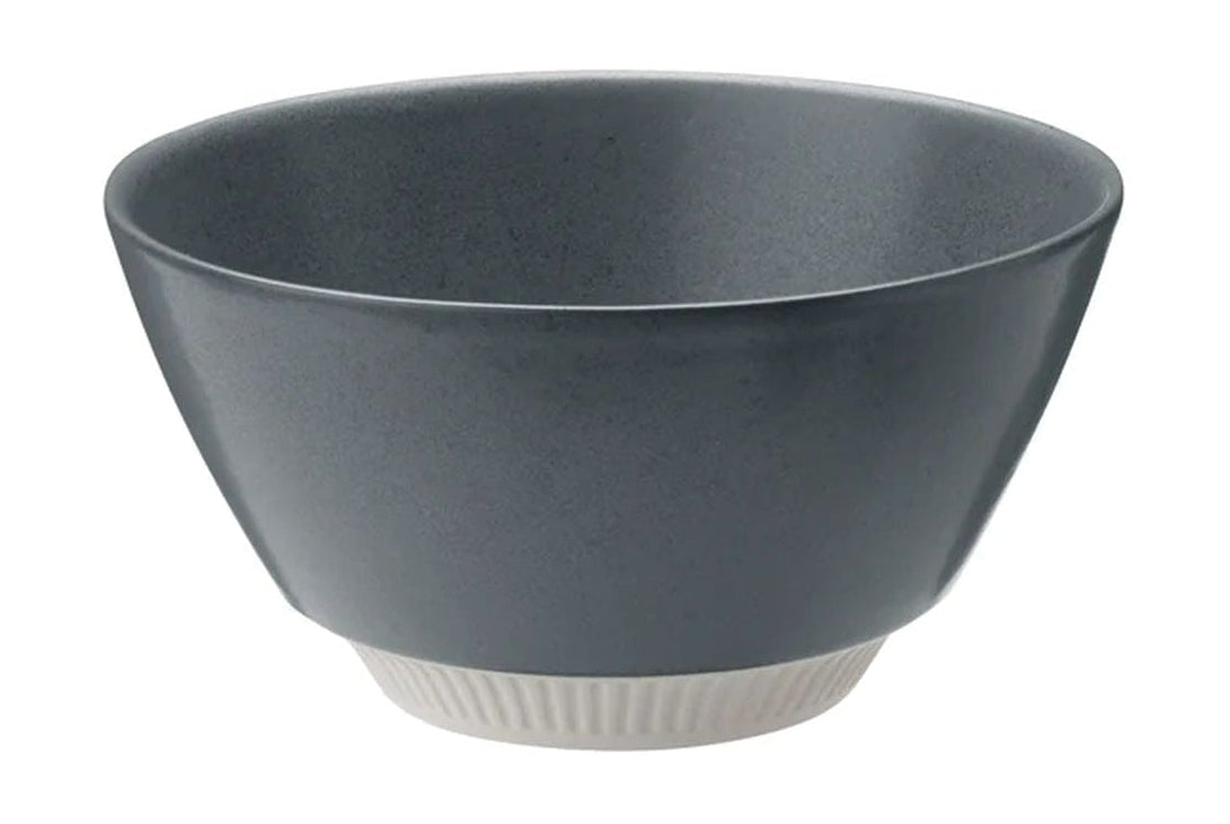 Knabstrup Keramik Colorit Bowl Ø 14 cm, tummanharmaa