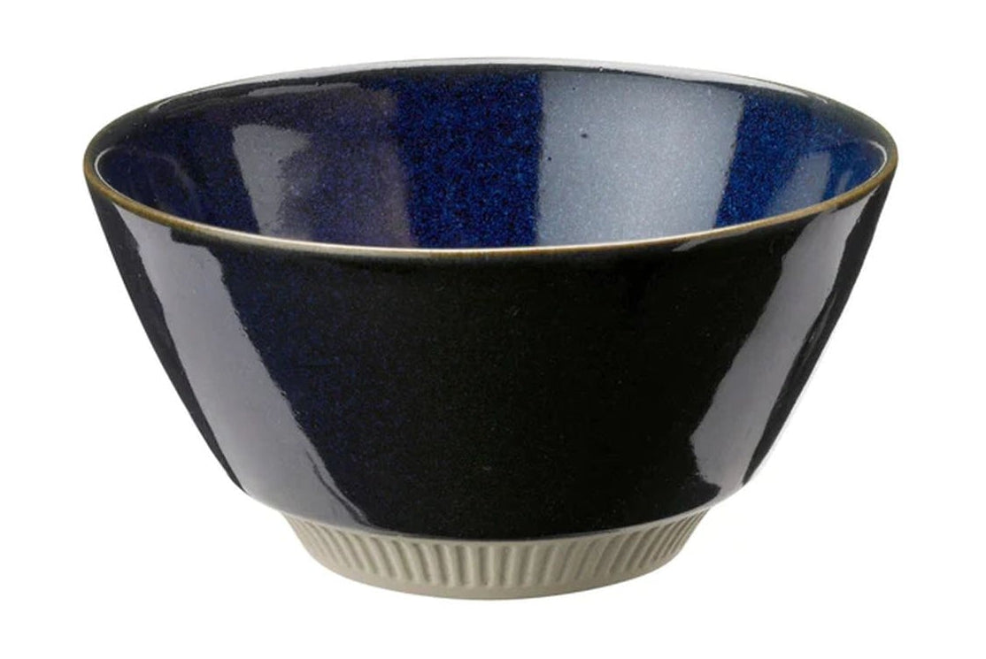 Knabstrup Keramik Colorit Bowl Ø 14 cm, marineblå