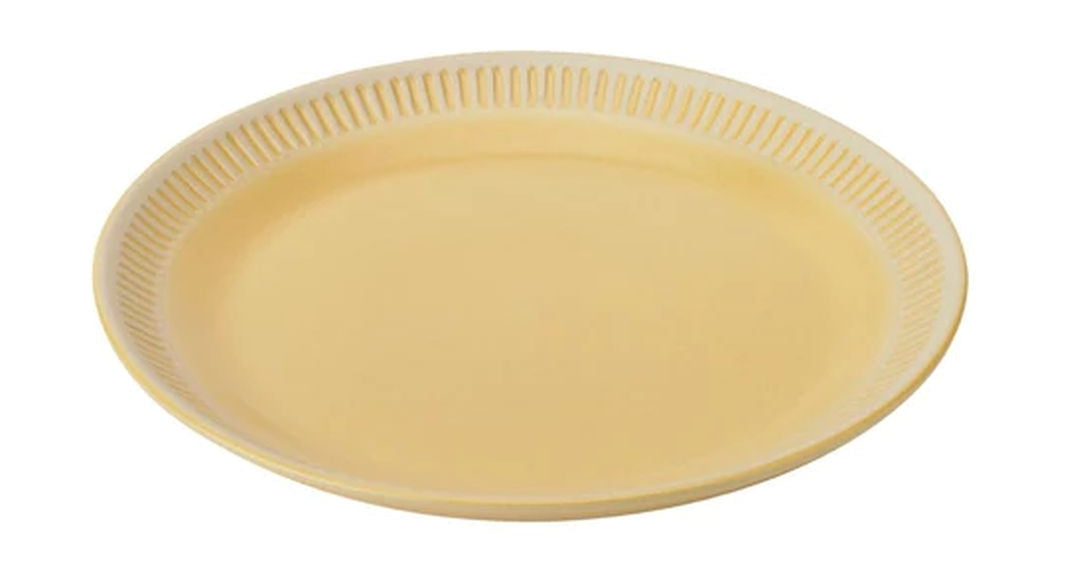 Knabstrup Keramik色彩板Ø19厘米，黄色
