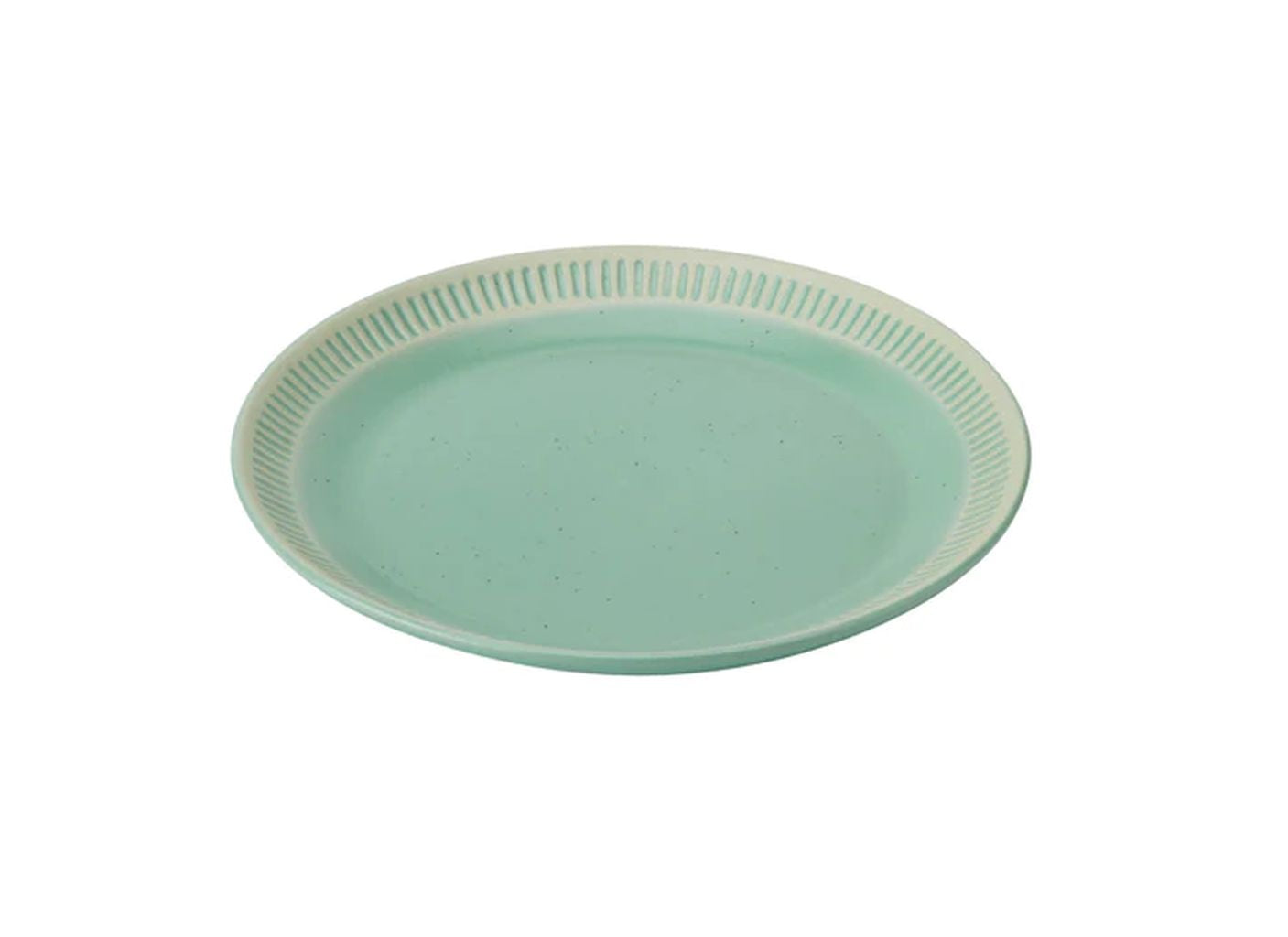 Knabstrup Keramik Plaque de colorite Ø 19 cm, vert clair