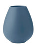 Knabstrup Keramik Vase de terre H 14 cm, bleu poussiéreux