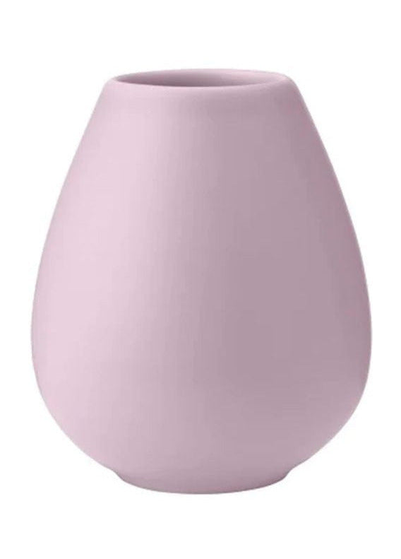 Knabstrup Keramik Vase de terre H 14 cm, rose poussiéreuse