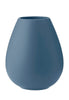 Knabstrup Keramik Vase de terre H 19 cm, bleu poussiéreux