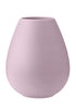 Knabstrup Keramik Vase de terre H 19 cm, rose poussiéreuse