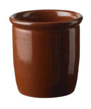 Knabstrup Keramik Einmachtopf 0,5 L, Braun