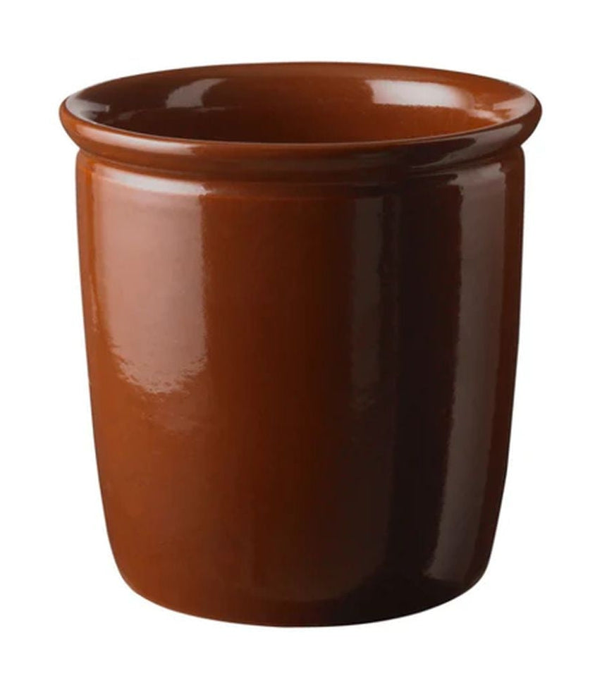 Knabstrup Keramik Einmachtopf 4 L, Braun