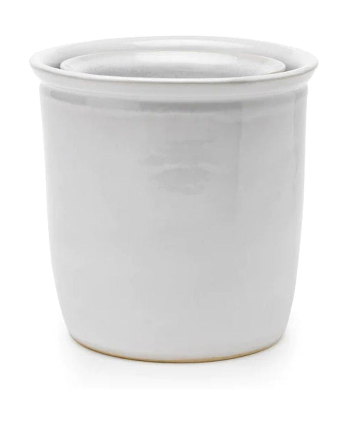 Knabstrup Keramik Tavola Einmachglas 2er Set 4 L + 2 L, Weiß