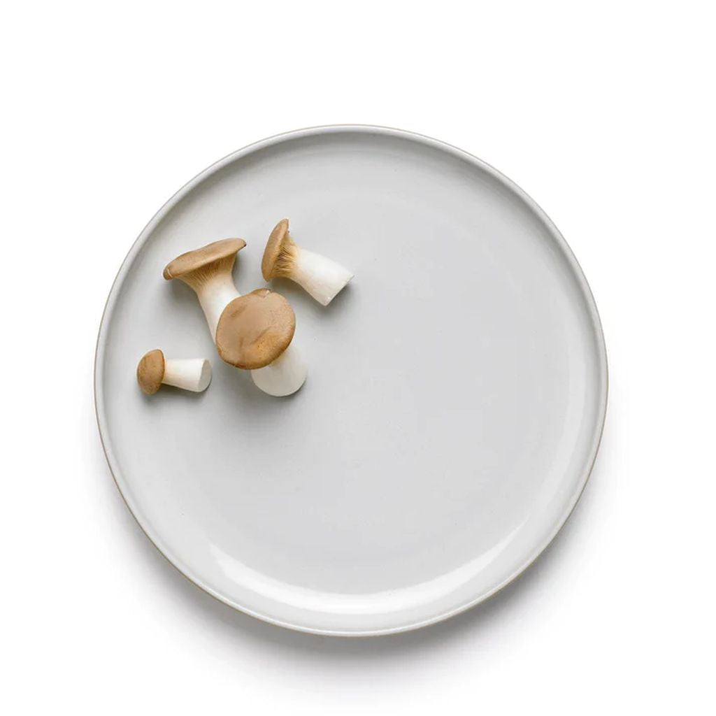 Knabstrup Keramik Tavola pladesæt på 2 Ø 27 cm, hvid