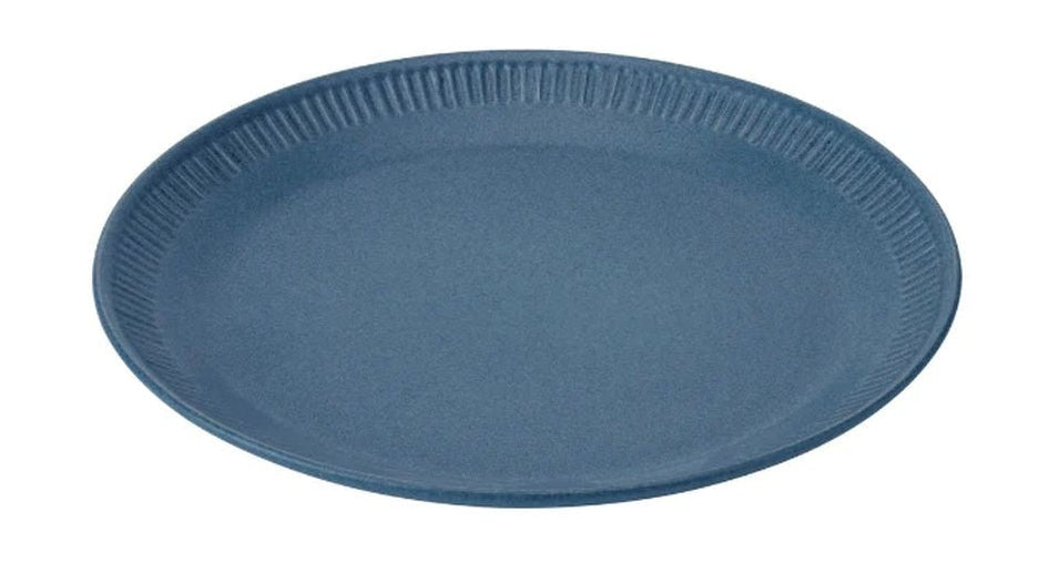 Knabstrup Keramik Plaat Ø 19 cm, blauw