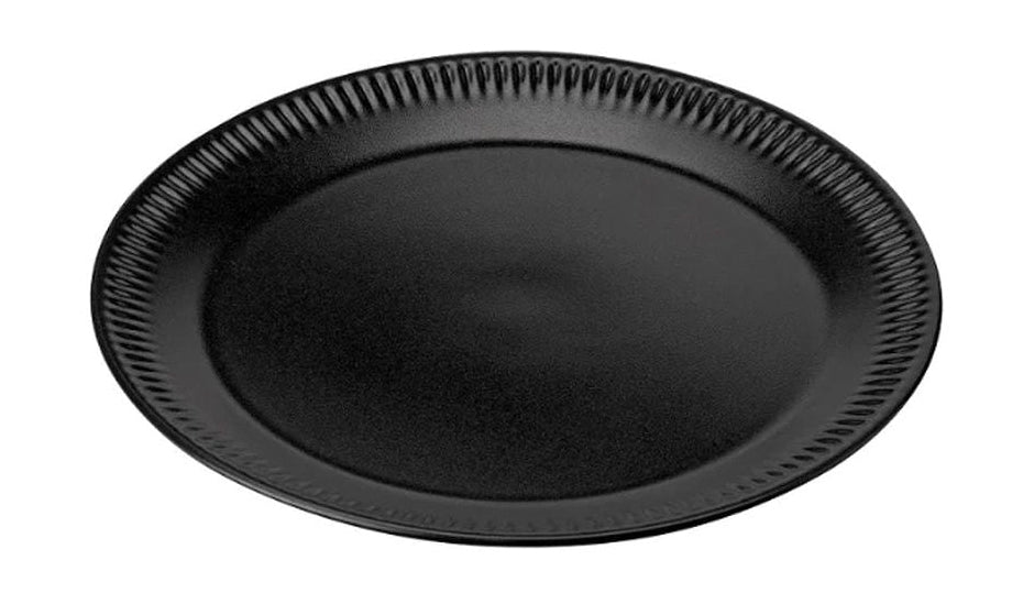 Knabstrup Keramik Plaat Ø 19 cm, zwart