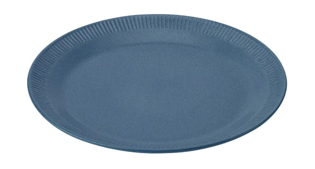 Knabstrup keramik plate ø 22 cm, blå