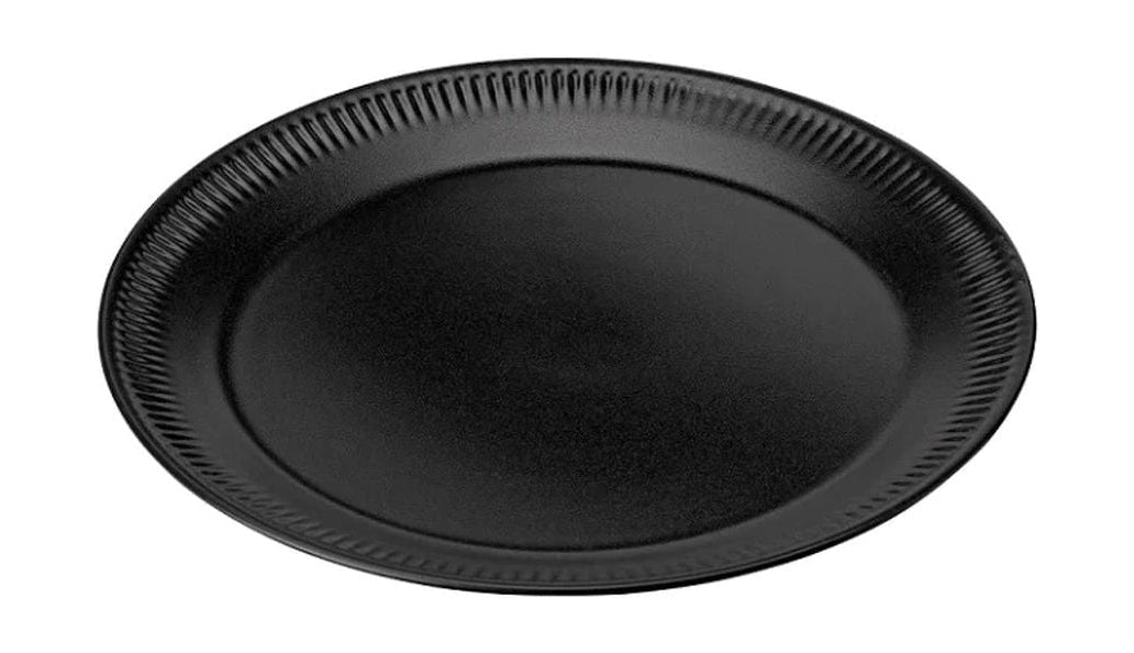 Knabstrup Keramik Plate ø 22 Cm, Black