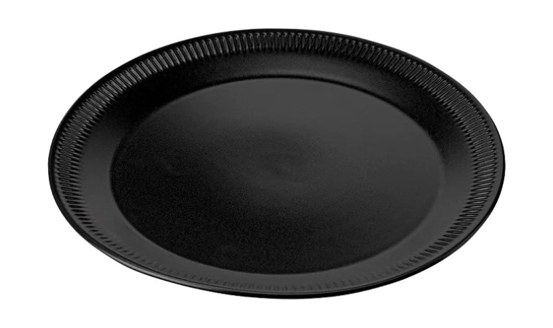 Knabstrup Keramik Plaat Ø 27 cm, zwart