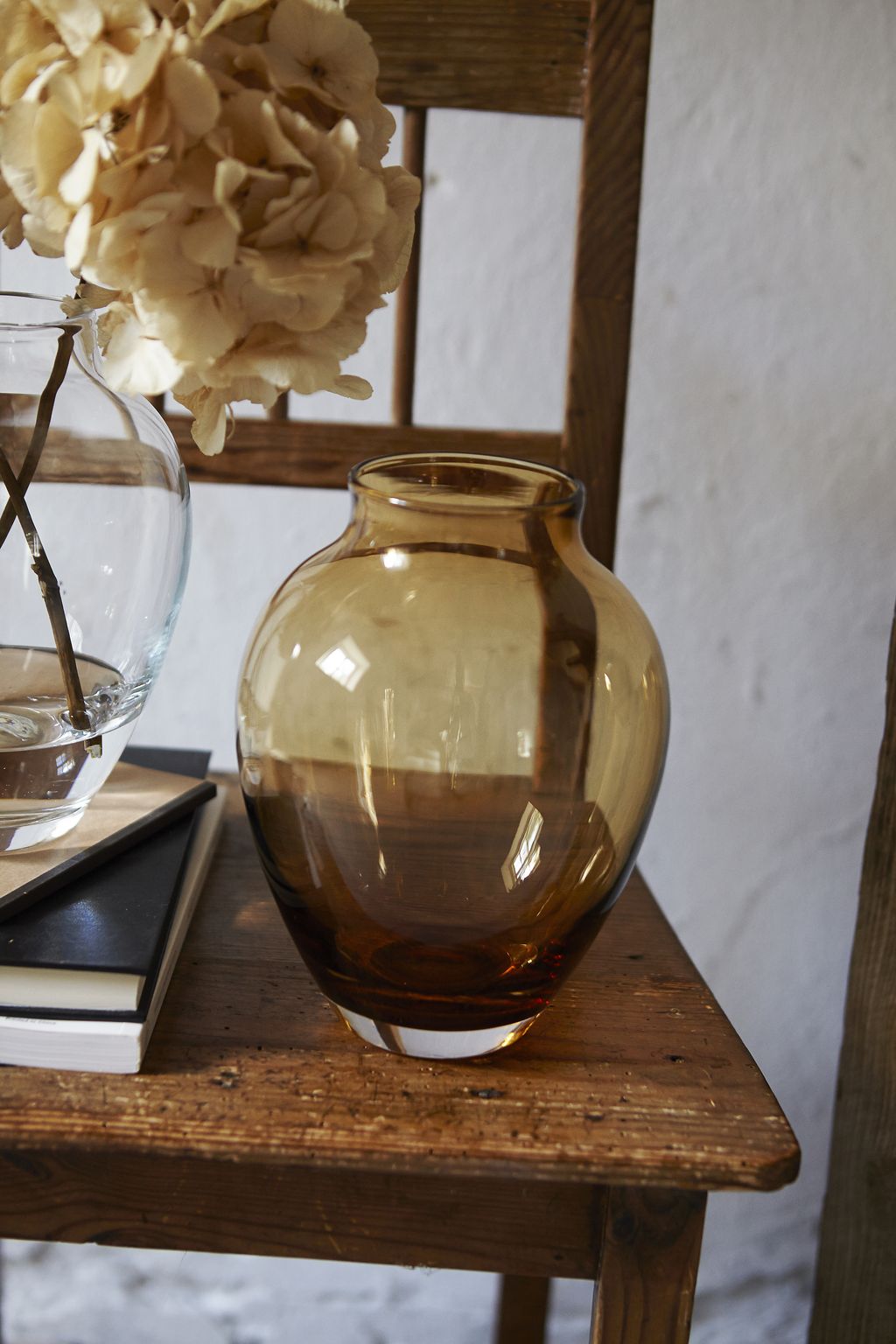Knabstrup Keramik Vaasglas H 20 cm, barnsteen