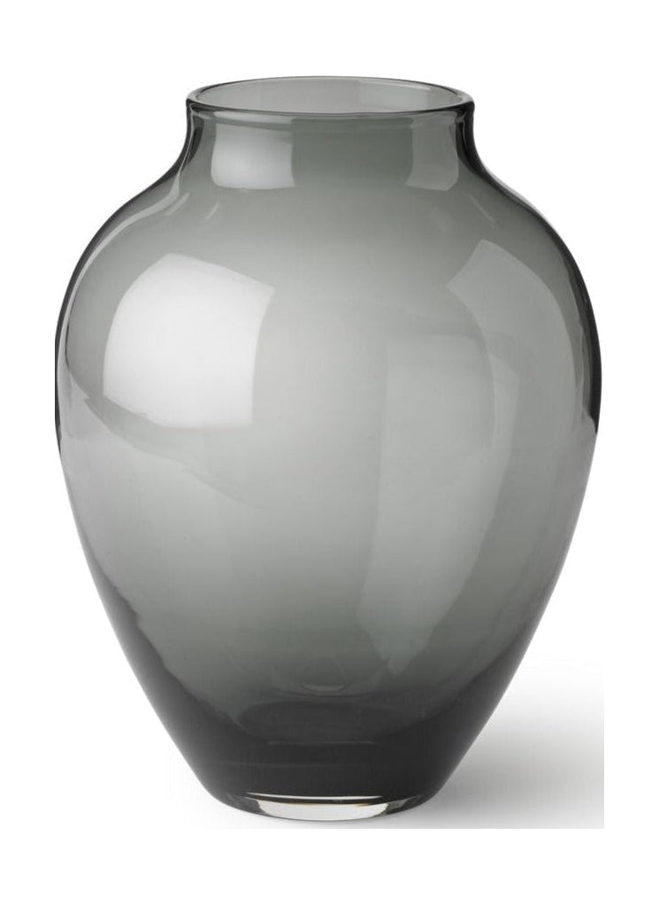 Knabstrup Keramik花瓶玻璃H 20厘米，灰色
