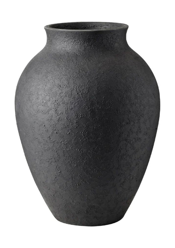 Knabstrup Keramik Vase H 27 cm, svart