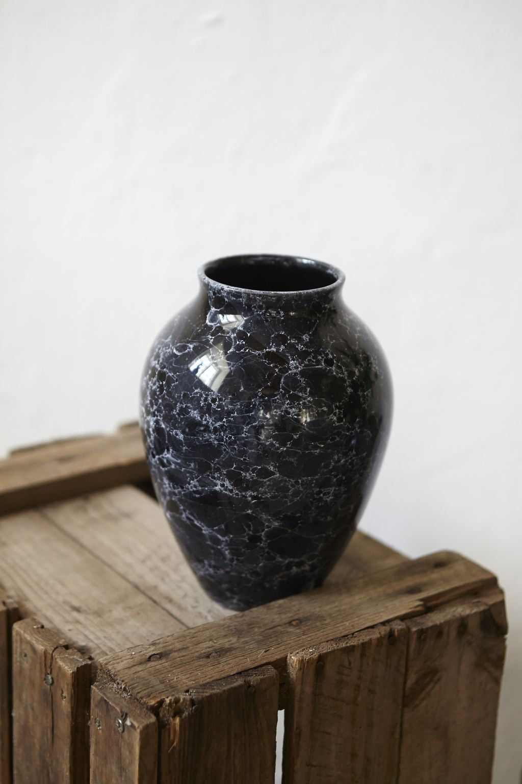 Knabstrup Keramik Vase Natura H 20 cm, grafite