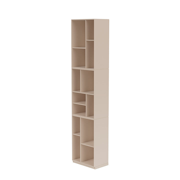 Montana Loom High Bookcase With 3 Cm Plinth, Clay