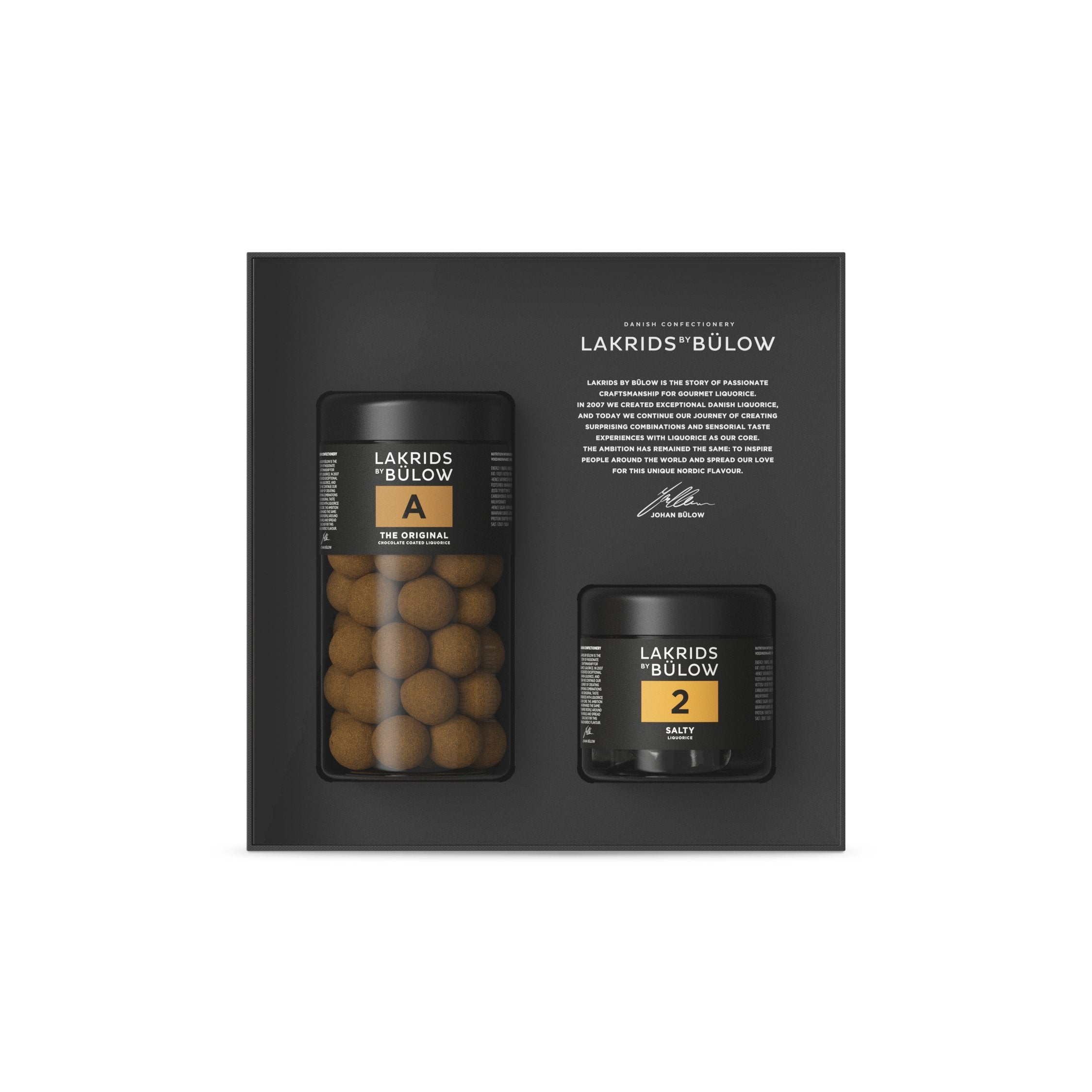 Lakrids By Bülow Black Box - A et 2, 415 grammes