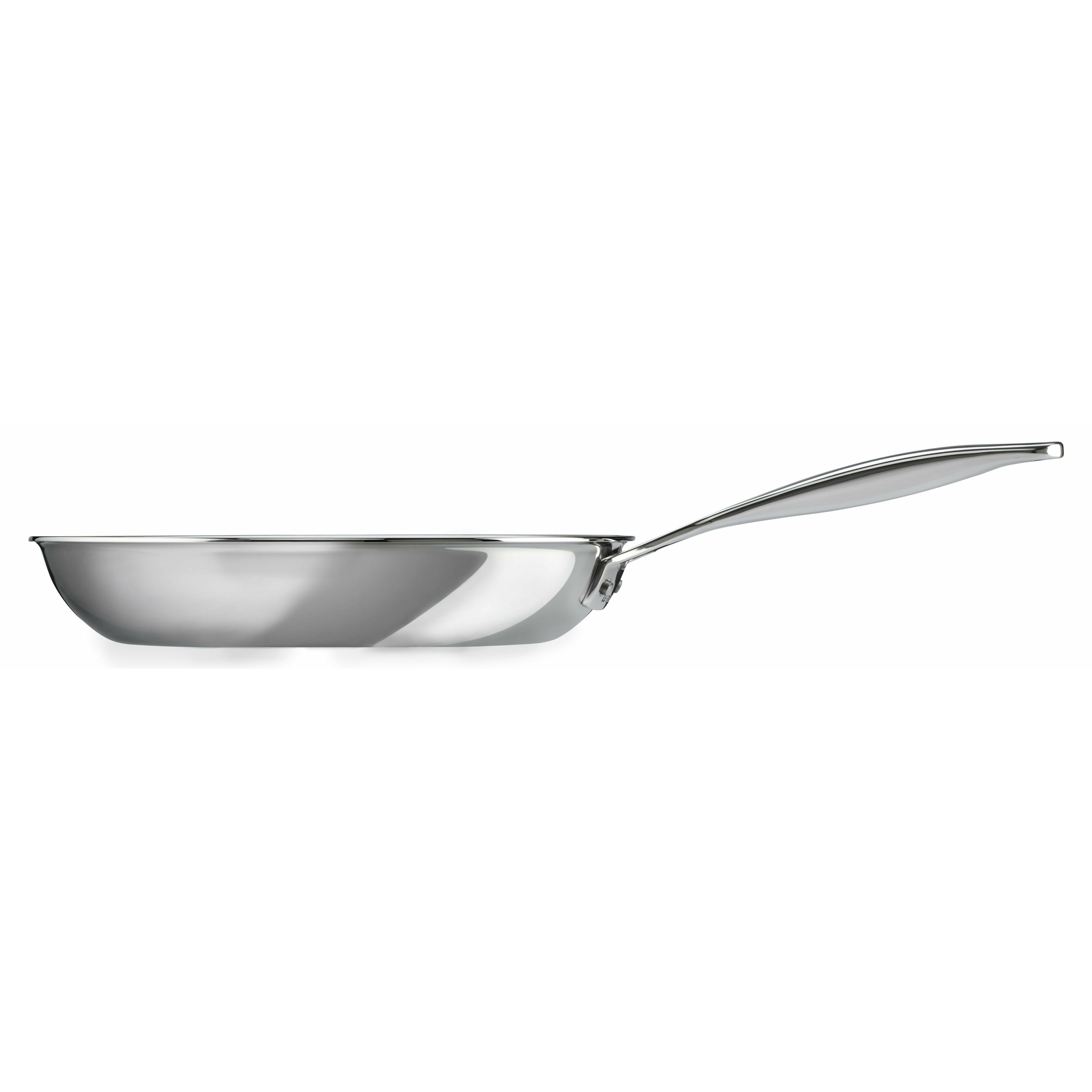 Le Creuset Signature Stainless Steel Uncoated Frying Pan, 30 Cm