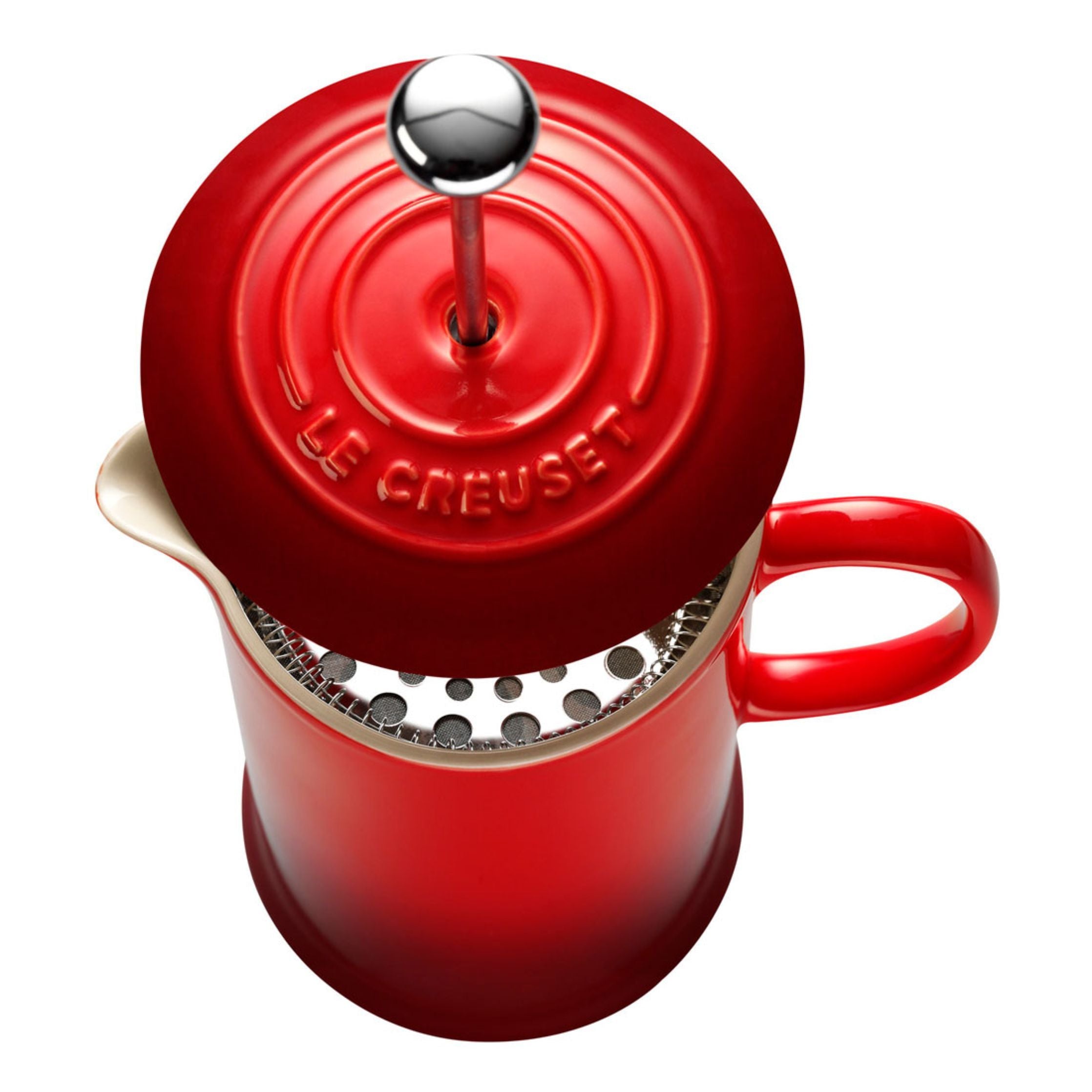 Le Creuset Koffiezetapparaat 1 L, Cherry Red