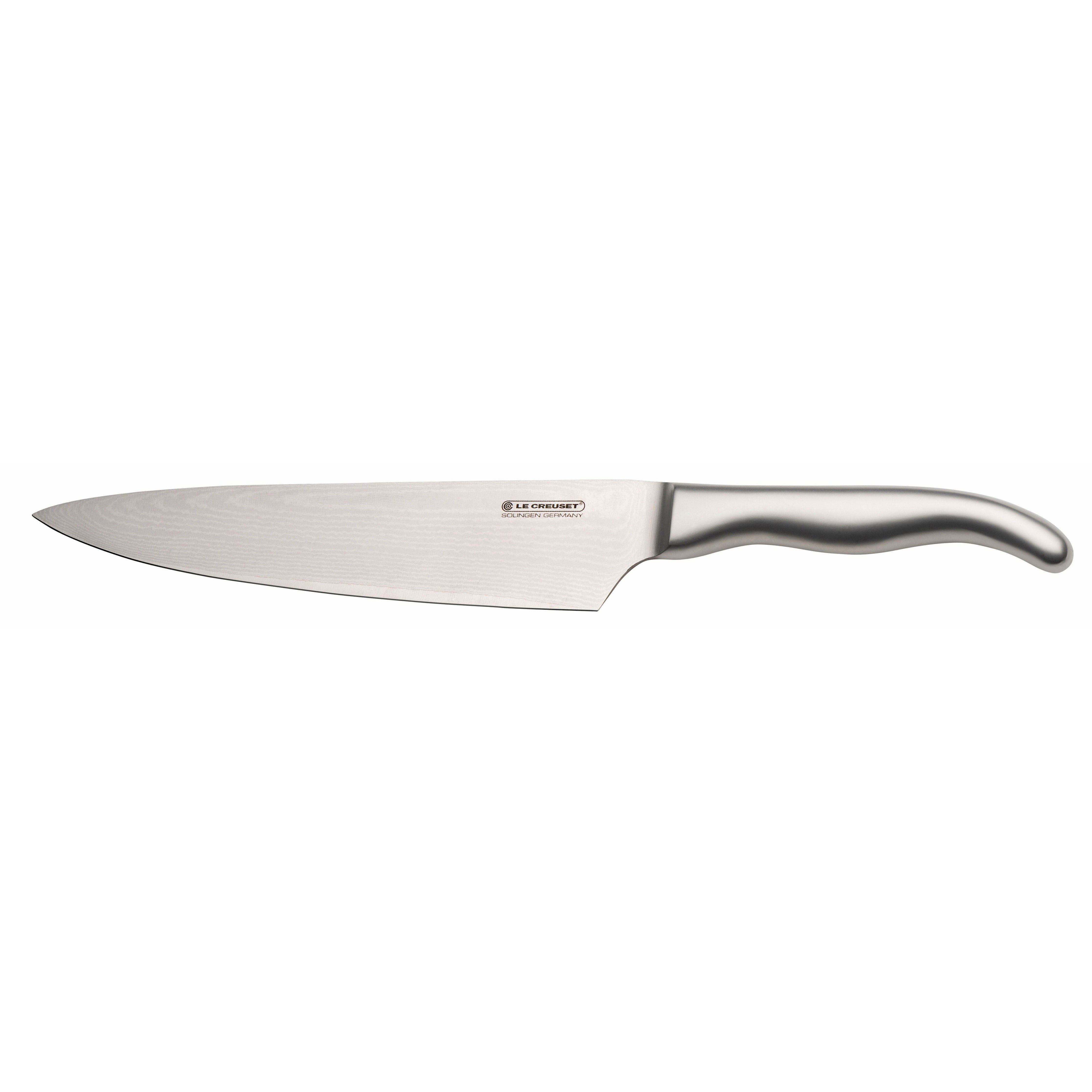 Manija de acero inoxidable con cuchillo de chef de Le Creuset, 20 cm