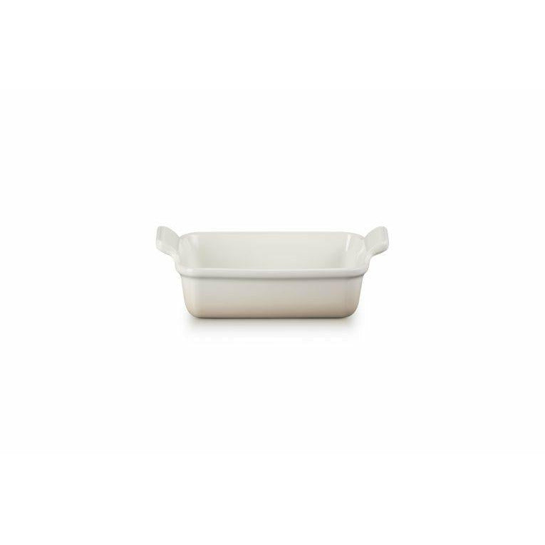 Le Creuset Tradition de vaisselle rectangulaire 19 cm, meringue